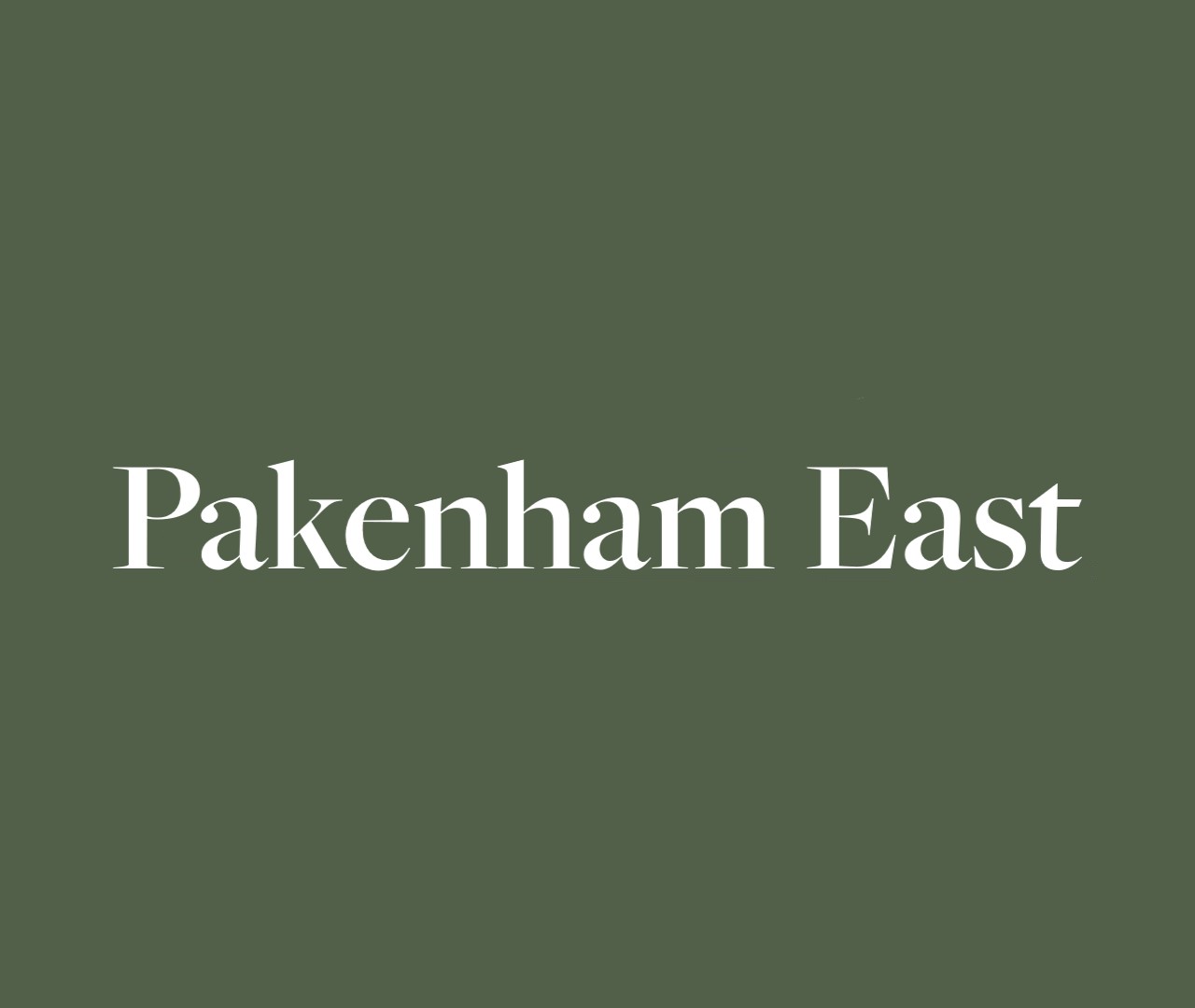 Pakenham East - SIG Group